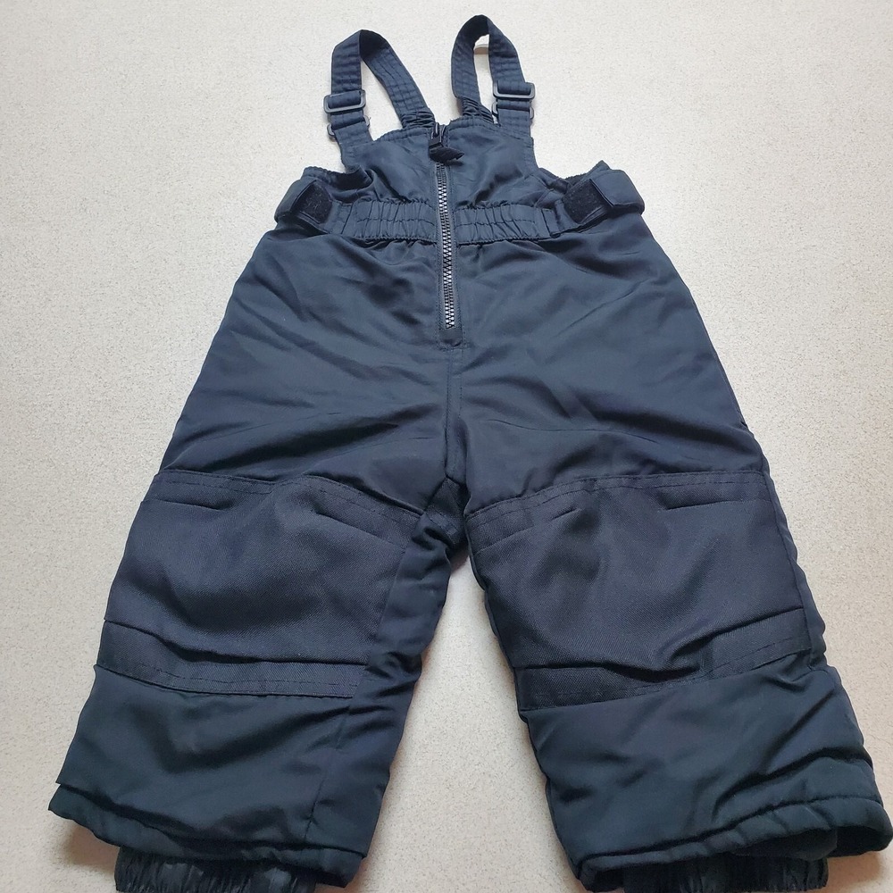 Cat & Jack Infant Size 12m Black Snowpants Ski Bibs